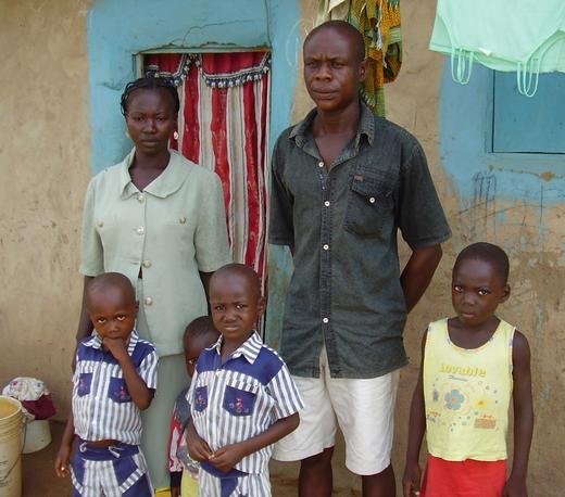 Joshua, Ruth, and their children