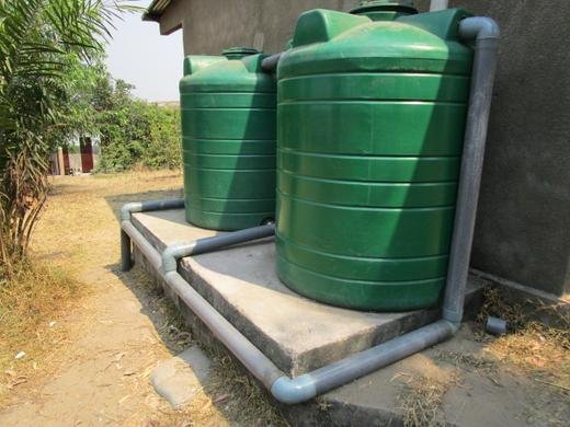 Cisterns to collect rain water