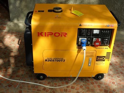 Supplying a generator for the school