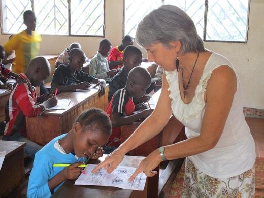 Clotilde teaching the STEPS Program