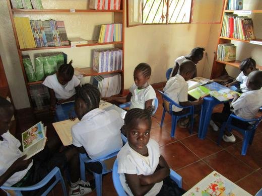 New library set up for Kikimi children