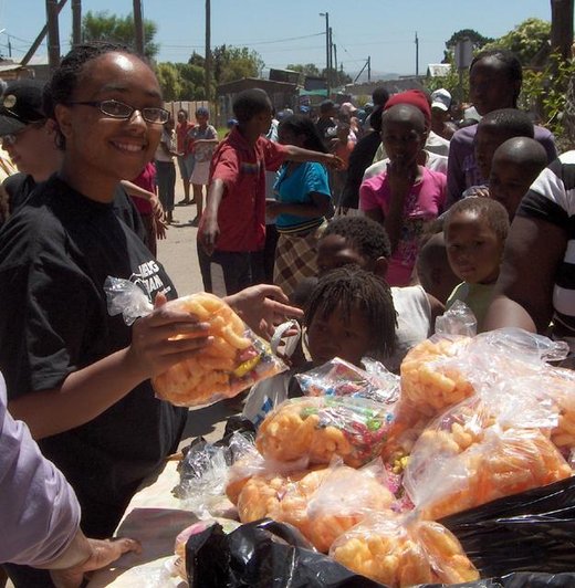 Helping Hand, Cape Town: Angie and kids