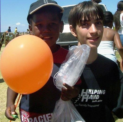Helping Hand, Cape Town: Chris and friend