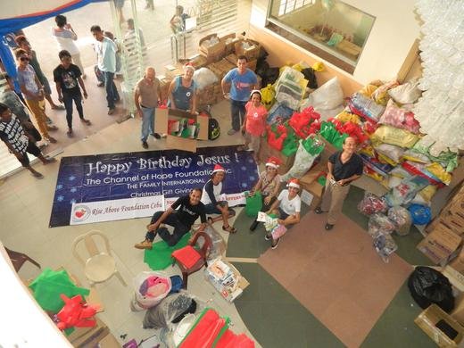 Christmas gifts for Typhoon Yolanda victims