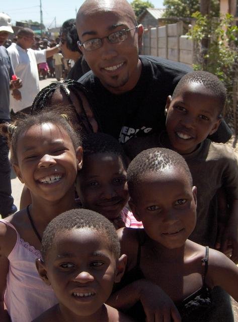 Frank and children