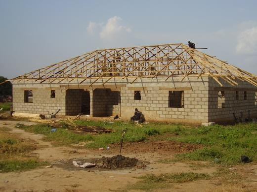 IT training center construction site, Nyanya, Nigeria