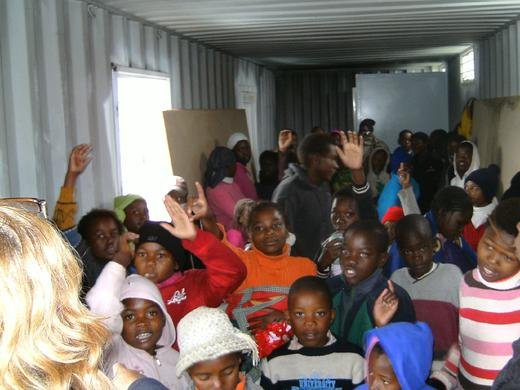 Help for the refugees of xenophobia: Inside the new container out of the rain