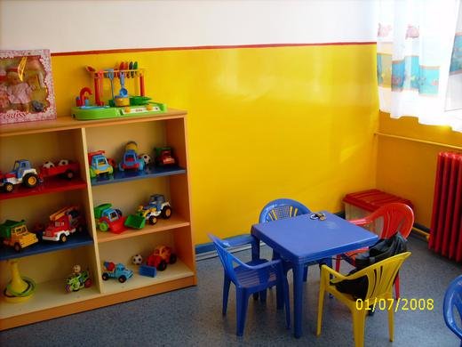 New children's room at the hospital in Otelu Rosu, Romania