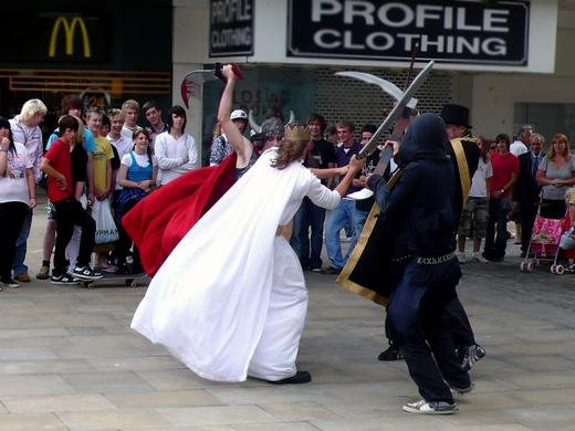 Performing our street play