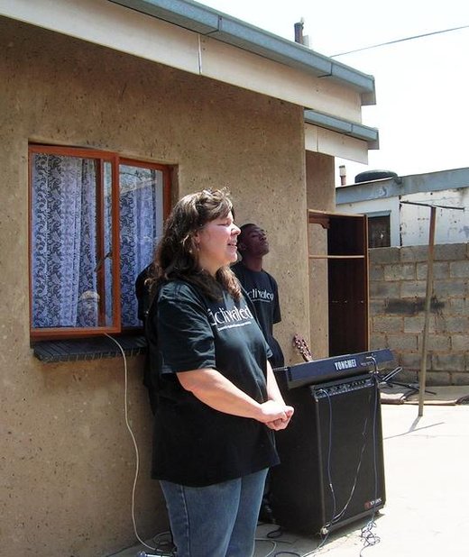 Talitha giving a welcome speech