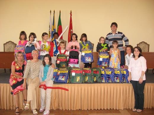 Team working on this initiative with the children